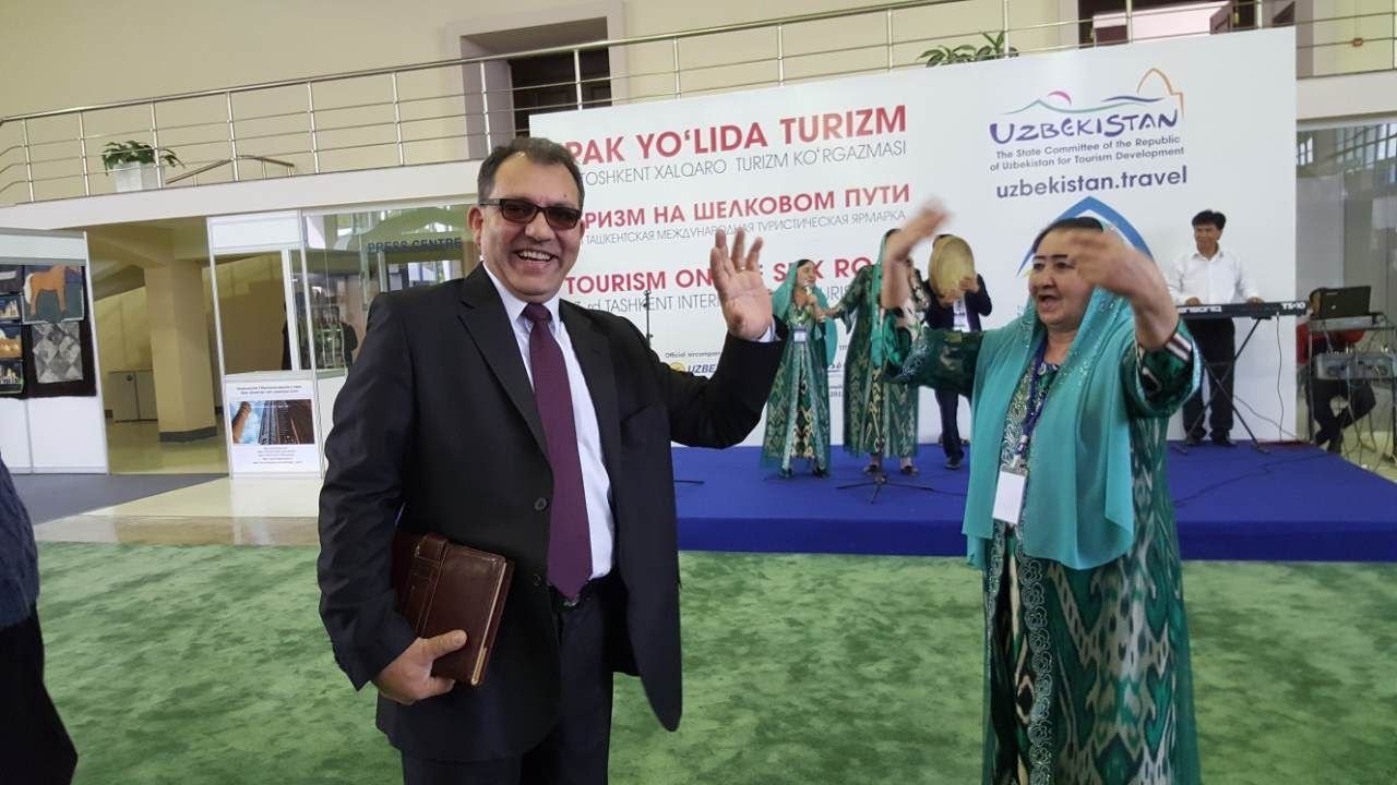 Prof. Toshko Krastev Attends the Tashkent International Tourism Fair in Tashkent, Uzbekistan